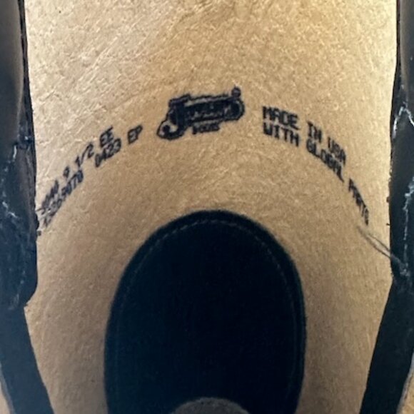 Justin Men's Tobias 12" Western Boots in Size 9 1/2 EE - NWOT Condition USA Made - Picture 4 of 9